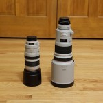 Barrel comparison of EF 300mm f/2.8 v.s EF 100-400mm f/4.5-5.6